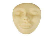 Peau synthétique silicone relief visage 3D