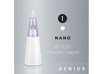 1 aiguille Nano Ø 0,20- GENIUS by AMIEA - Boîte de 10 pcs