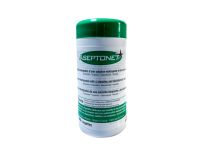 Boîte de 100 lingettes nettoyantes et désinfectantes à usage unique