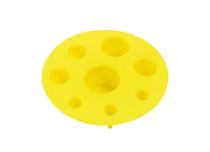 Plateau Caps Rond Jaune 8 cm | Inovel