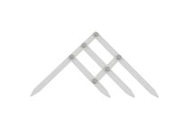 Outil de mesure réglable pour les sourcils - plastique | kwadron