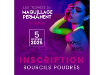 Inscription "Les trophées du maquillage permanent" Catégorie Sourcils poudrés