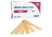 Abaisse langue en bois (boîte de 100 pièces)